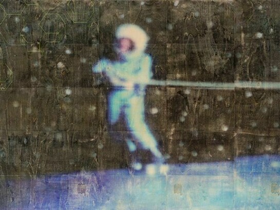 Ernesto Cánovas, Step by Step, 2013, Mixed media and resin on board, 125 x 190 cm