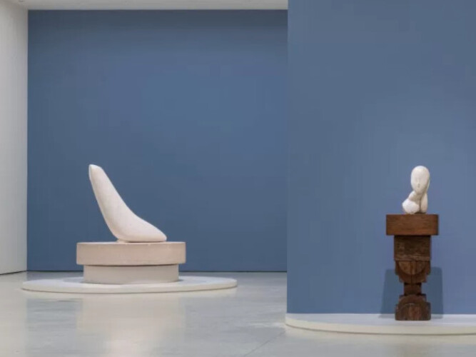 Installation view: Guggenheim Collection: Brancusi. Photo: David Heald