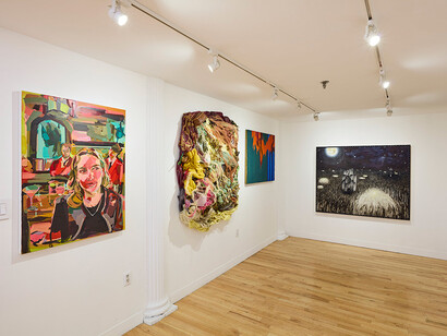 Various artists, Pluperfect an action of continued relevance, exhibition view. Courtesy of 81 Leonard Gallery