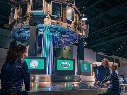 From Earth to us, exhibition view. Courtesy of Ingenium. The Canada Science and Technology Museum