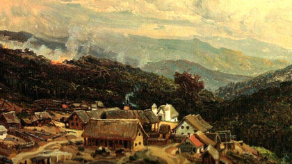 La Colonia Tovar, 1844, por Ferdinand Bellermann. Museos Estatales de Berlín, Alemania