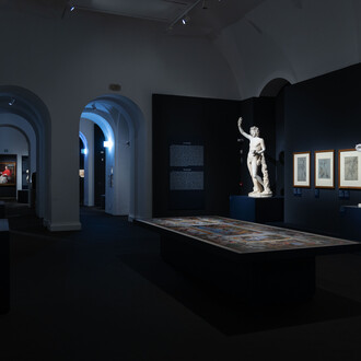 Los Farnesio en la Roma del siglo XVI, vista de exhibición. Cortesía del Museo Capitolino 