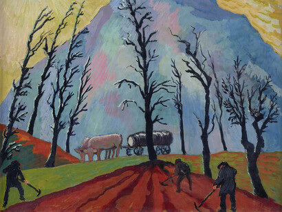 Marianne von Werefkin, The mountain, 1917–1922. Mit freundlicher genehmigung des Kunsthauses Zürich 