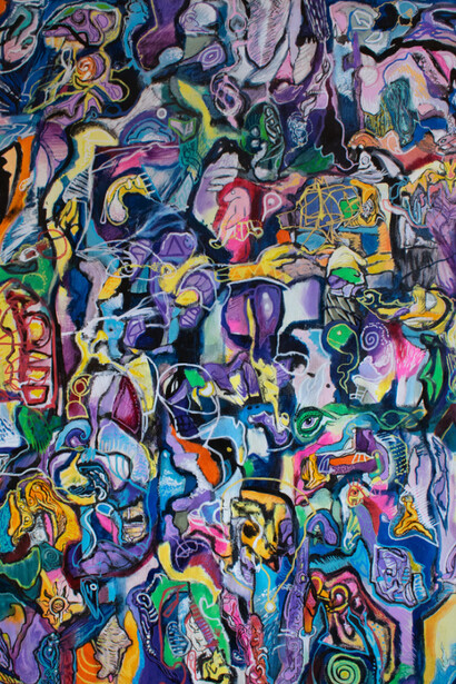 Michael Kronenberg, Bipolar party, 2024. Courtesy of Fountain House Gallery