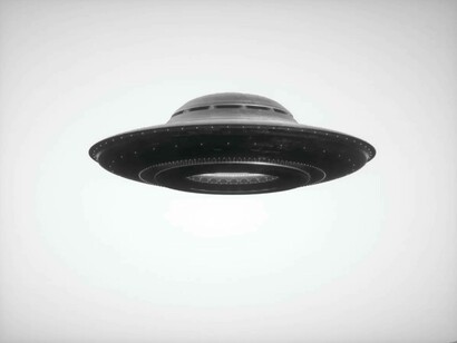 A computer-generated UFO 