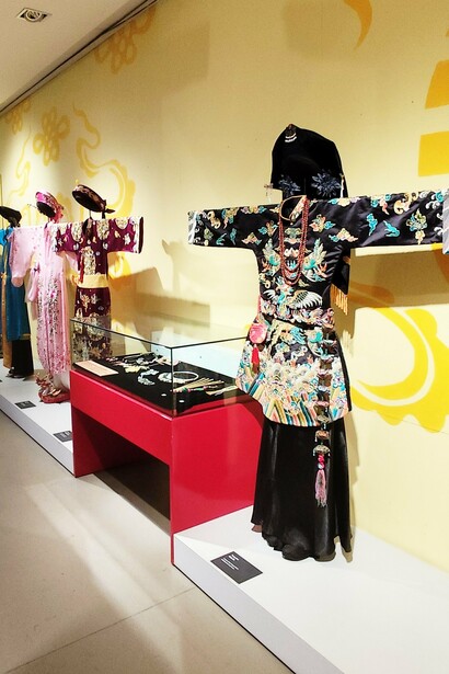 Embroidered silk robes worn by mediums during spirit possession, blending performance, devotion, and art © Photo by Daniel Gauss