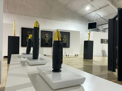 Bernardo Vallarino, Size matters. The golden rule, exhibition view. Courtesy of Ro2 Art Gallery