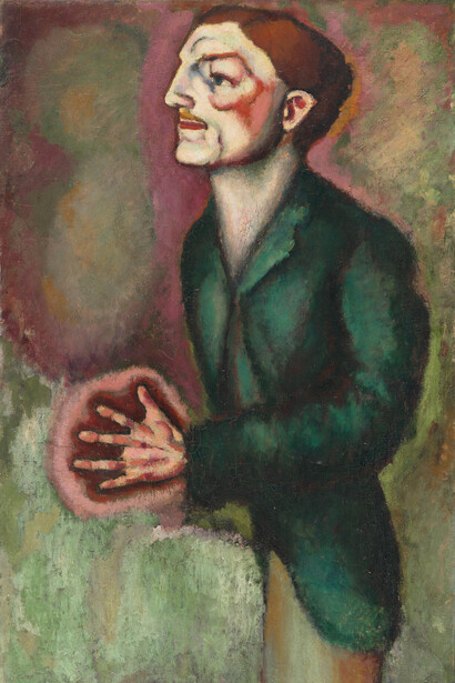 Marcel Duchamp, Portrait of Dr. Dumouchel (detail), 1910. Courtesy of the Philadelphia Museum of Art