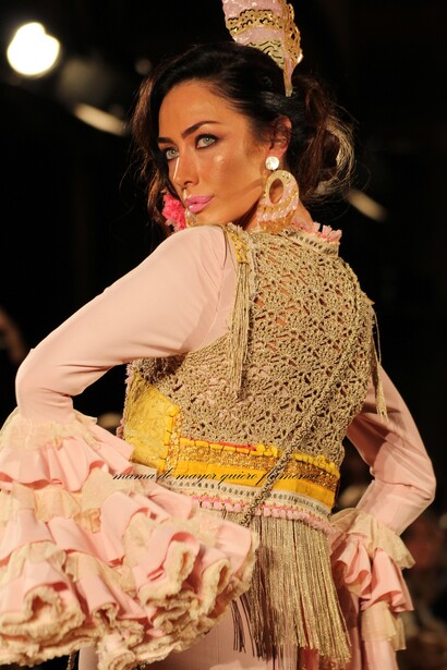 Traje de flamenca diseñado por Aurora Gaviño