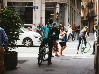 Repartidor de Deliveroo
