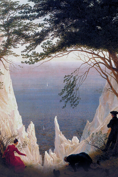 Caspar David Friedrich, Le bianche scogliere di Rügen (1818)