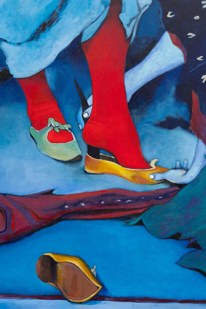 Joshua Petker, Shoe horn, 2024. Courtesy of Anat Ebgi