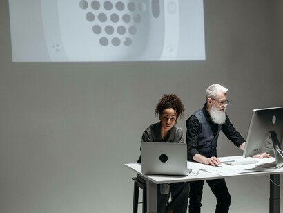 A duo working on groundbreaking research that will lead to a newfound innovation