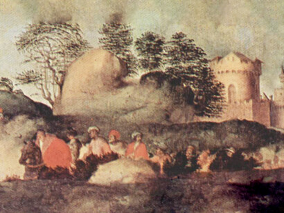 Jacopo Pontormo, Adorazione dei Magi, Cappella Palatina, Palazzo Pitti, Firenze, particolare