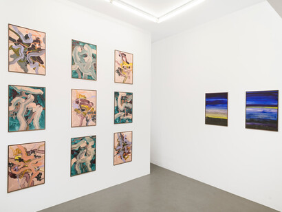 Sarah Trigg, Collected signals, exhibition view. Courtesy of Gaa Gallery
