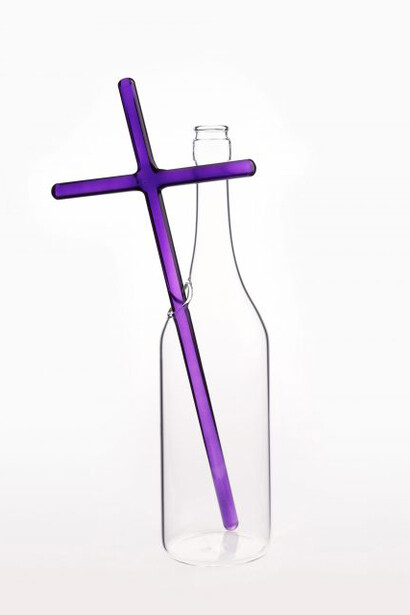 Contemporary glass art. Courtesy of Mudac