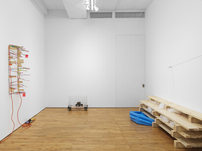 Installation view, Phoebe Washburn, Giving Good Fwar Gwaar. Courtesy the artist and Marinaro, New York
