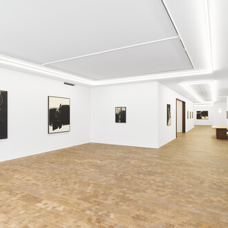 André Marfaing, Lavis, 1960 - 1980, vue d'exposition. Avec l'aimable autorisation de la Galerie Ceysson & Bénétière