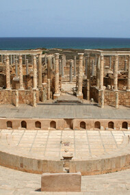 Leptis Magna, Teatro