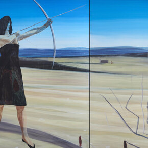 Soudain hier, Exhibition view. Courtesy of Galerie Lelong