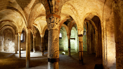 Interno della cripta di Sant'Eusebio, Pavia (Ilaria Napoletano)