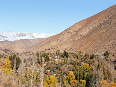 Horcón, de fondo Alcohuaz, Valle de Elqui, Chile