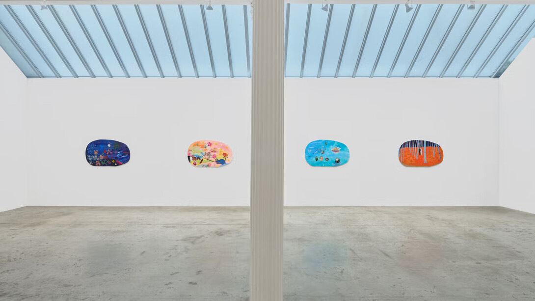Emily Sundblad, The adolescent ocean, exhibition view. Courtesy of Bortolami Gallery