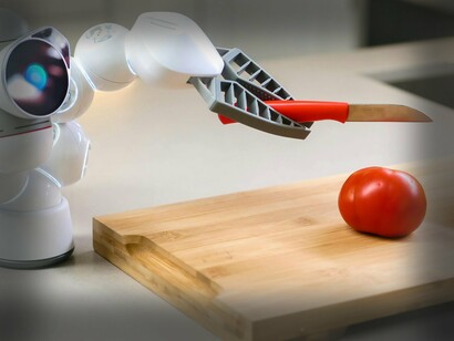 Robô cozinhando. Aqui a questão não é nem resolver problemas gastronômicos, mas sim matemática mesmo. Quando você encontra a receita perfeita, mas ela rende para um número de pessoas maior ou menor do que o que você precisa, o jeito antigo seria pegar a calculadora e começar a pensar em como resolver isso. Mas pode ficar bem mais fácil se você colocar as informações todas da receita no chat e pedir pra inteligência artificial calcular e ajustar tudo pra você



