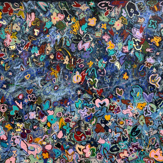 Kinda Adly, Your presence in every brushstroke, 2025. Courtesy of Safarkhan Art Gallery