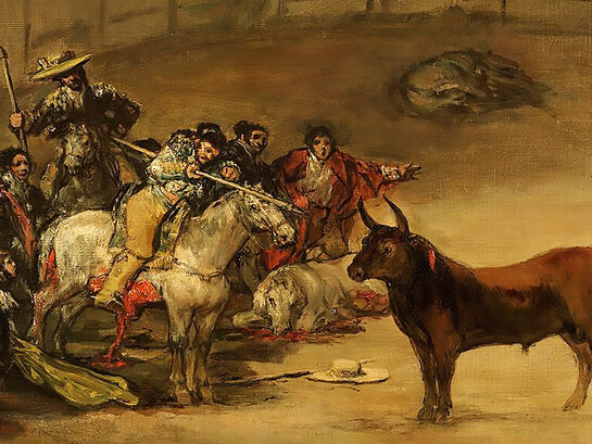 Francisco Goya, Bullfight, Suerte de Varas