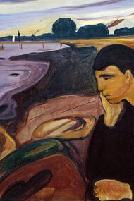 «Mélancolie» (1894), E. Munch