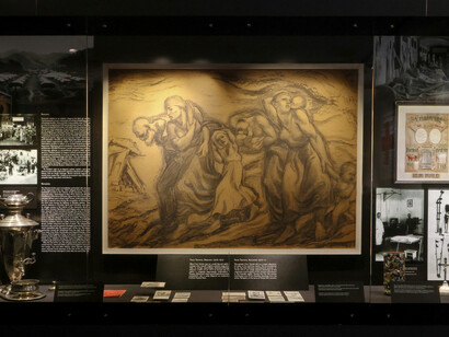 Slovenians in the 20th century, exhibition view. Courtesy of the National Museum of Contemporary History of Slovenia