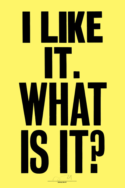 Anthony Burrill. Courtesy of Jealous Gallery