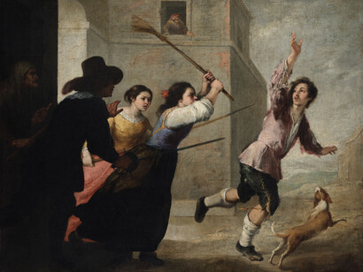 Bartolomé Esteban Murillo (1617-1682), The Prodigal Son Driven Out , 1660, Photo © National Gallery of Ireland
