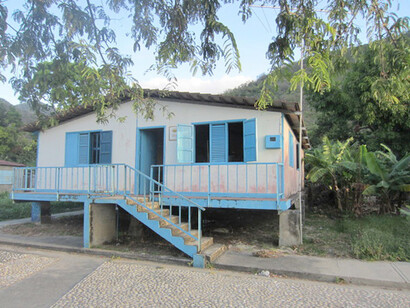 The palafito, house for the coordinators and assistants of the project in Macuro