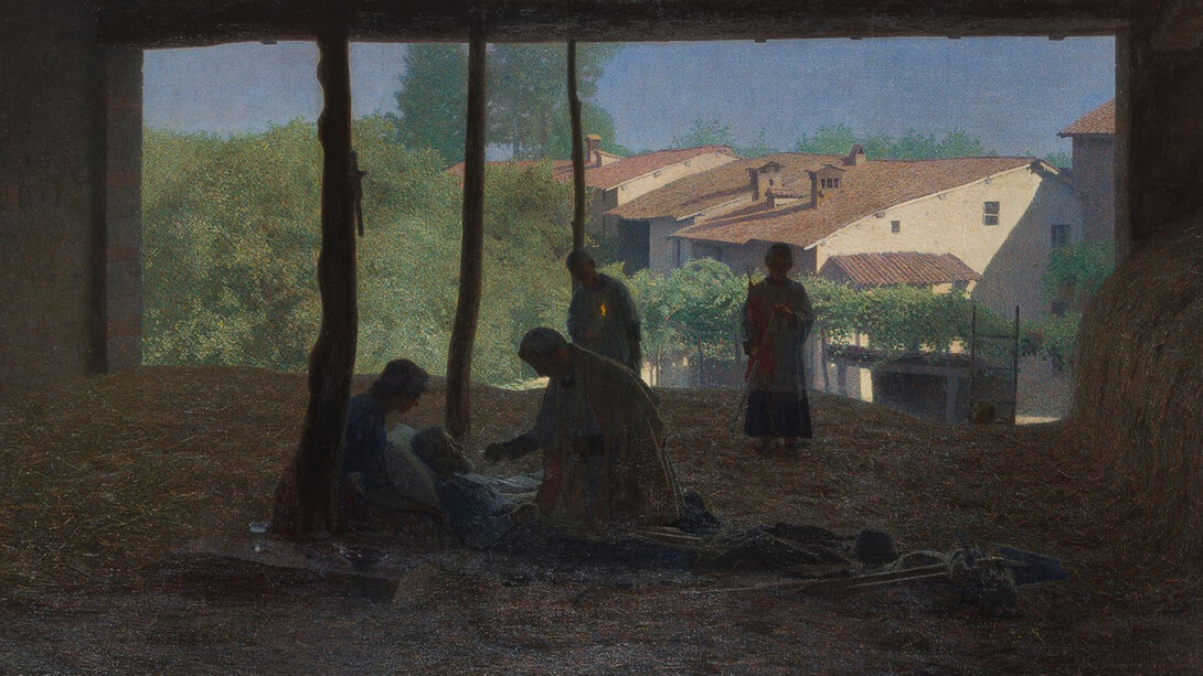 Giuseppe Pellizza da Volpedo, Sul fienile