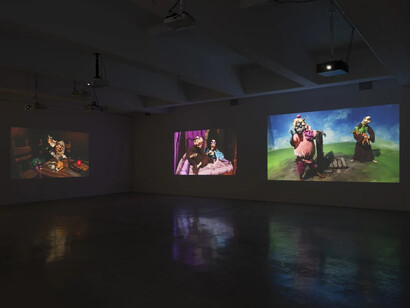 Nathalie Djurberg and Hans Berg, Only for the wicked, exhibition view. Courtesy of Tanya Bonakdar Gallery