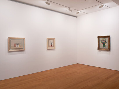 Cézanne, Morandi, and Sanyu. Courtesy of Gagosian Gallery