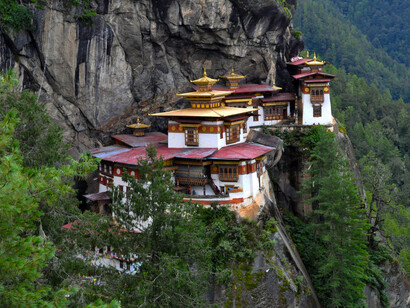 A Buddhist monastery in Bhutan