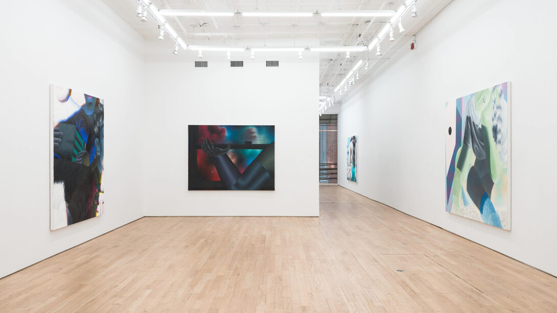 Jordan Kasey, I can hear the grass grow, exhibition view. Courtesy of Nicelle Beauchene Gallery