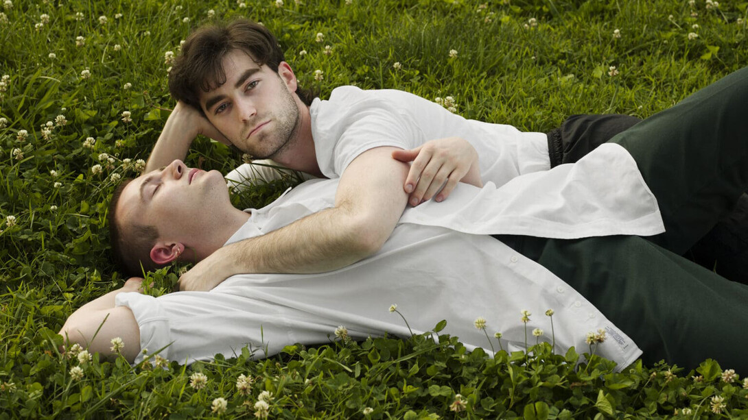 Jess T. Dugan, Zach and Oskar at sunset (detail), 2020. Courtesy of Akron Art Museum