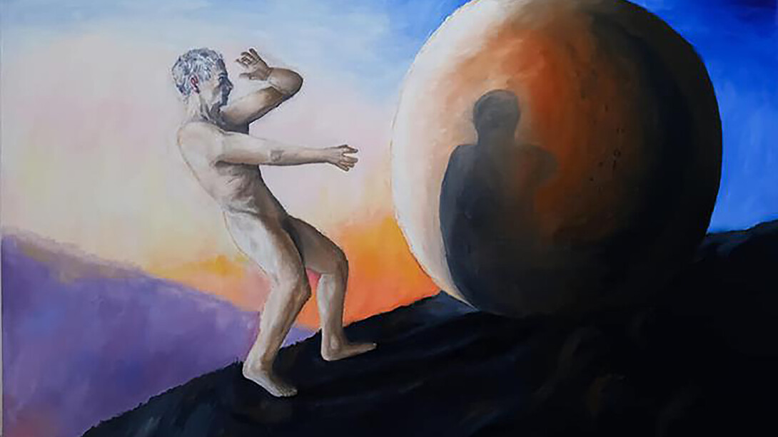 An Existential Crisis Outside Plato's Cave by Sami Gattoufi