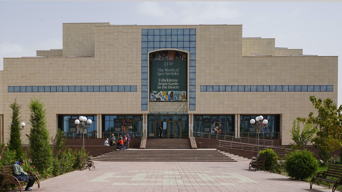 The Nukus Museum of Art, officially known as the State Museum of Arts of the Republic of Karakalpakstan named after I. V. Savitsky, Uzbekistan