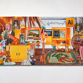 Rose Briccetti, Dangling the carrots (daucus carota), 2020. Courtesy of Freight and Volume Gallery