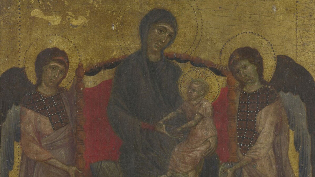 Cimabue, La petite maestà. Avec l'aimable autorisation du Musée du Louvre