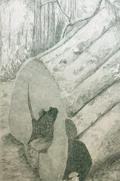 Gabriela Albergaria, Season to rest or reparar, réparer, repair, painting in exhibition. Courtesy of Sapar Contemporary 