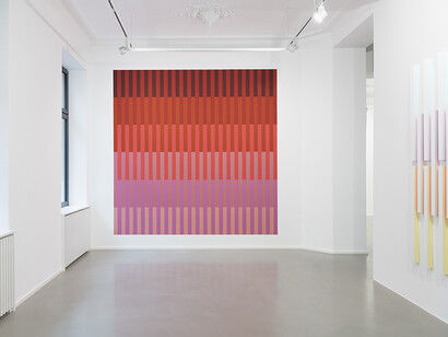 Rana Begum, Infinite ground, ausstellungsansicht. Mit freundlicher genehmigung der Galerie Christian Lethert