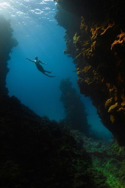 La confianza en el instructor y en el equipo de buceo resultó clave para dejar atrás el miedo y sumergirse con seguridad
