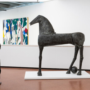 Verschiedene künstler, Animalia. Von tieren und menschen, ausstellungsansicht. Mit freundlicher genehmigung der Heidi Horten Collection