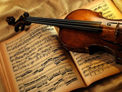 Violino e spartiti